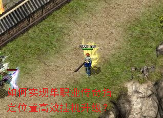 如何实现单职业传奇指定位置高效挂机升级? 如何实现单职业传奇指定位置高效挂机升级?