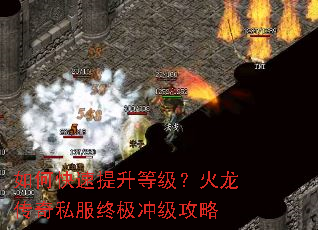 如何快速提升等级?火龙传奇私服终极冲级攻略 如何快速提升等级?火龙传奇私服终极冲级攻略