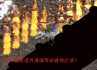 如何快速提升英雄等级驰骋沙场? 如何快速提升英雄等级驰骋沙场?