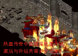 热血传奇中血腥魔妖兽天赋激活与升级共需多少元宝? 热血传奇中血腥魔妖兽天赋激活与升级共需多少元宝?