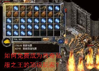 如何免费成为传奇私服之王的顶级玩家? 如何免费成为传奇私服之王的顶级玩家?