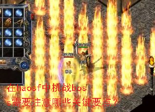 在haosf中挑战boss需要注意哪些关键要点? 在haosf中挑战boss需要注意哪些关键要点?