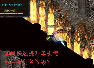 如何快速提升单机传奇私服角色等级? 如何快速提升单机传奇私服角色等级?