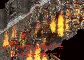 如何免费在线观看武神天下并快速提升游戏战力? 如何免费在线观看武神天下并快速提升游戏战力?