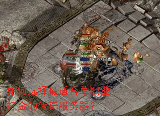 如何选择最适合单职业打金的传奇服务器? 如何选择最适合单职业打金的传奇服务器?