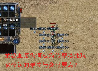 龙源血路为何成为传奇私服玩家公认的难关与突破要点? 龙源血路为何成为传奇私服玩家公认的难关与突破要点?