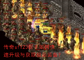 传奇sf123新手如何快速升级与获取极品装备? 传奇sf123新手如何快速升级与获取极品装备?