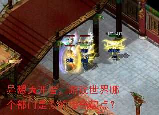异想天开者,游戏世界哪个部门是你的传奇起点? 异想天开者,游戏世界哪个部门是你的传奇起点?