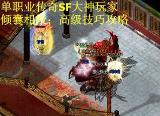 单职业传奇SF大神玩家倾囊相授：高级技巧攻略