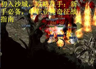 初入沙城，攻略在手：新手必备，单职业传奇征战指南