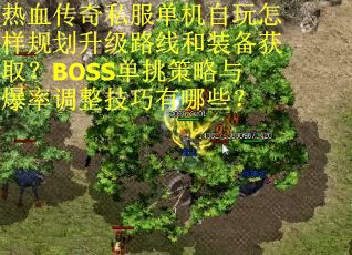 热血传奇私服单机自玩怎样规划升级路线和装备获取？BOSS单挑策略与爆率调整技巧有哪些？