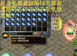 传奇私服竞技场每天都有奖励吗怎样高效获取奖励攻略？