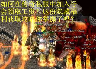 如何在传奇私服中加入行会领取工资？这份隐藏福利获取攻略你掌握了吗？