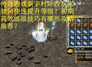 传奇游戏新手村阶段玩家如何快速提升等级？初期高效练级技巧有哪些攻略推荐？