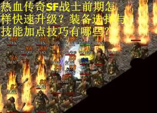 热血传奇SF战士前期怎样快速升级？装备选择与技能加点技巧有哪些？