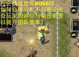 行会挑战世界BOSS时如何合理分配不同职业传奇玩家的站位与输出职责以提升团队效率？